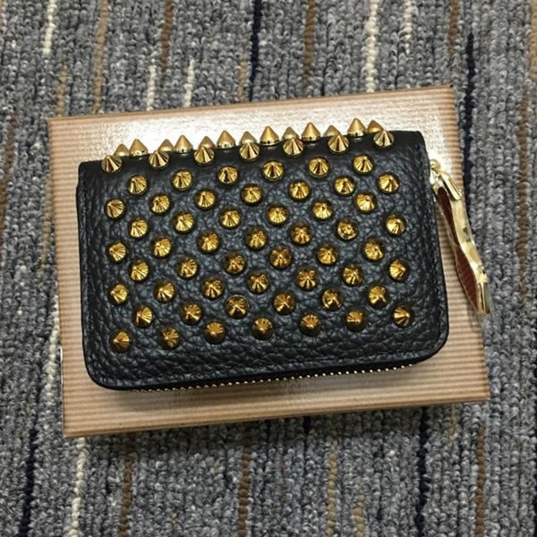in the 2020 fashion leather men's and women's wallets classic daily zipper short rivet zipper red shoes purse trend personality, Red;black
in the 2020 fashion leather men's and women's wallets classic daily zipper short rivet zipper red shoes purse trend personality, Red;black