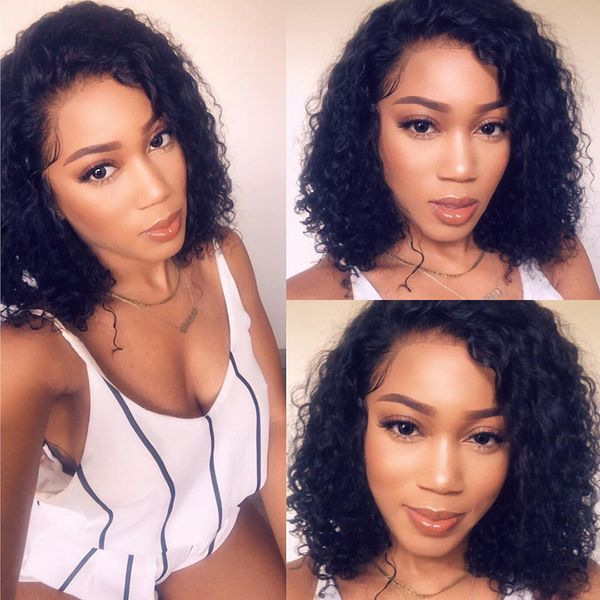high-quality women's small curly hair front lace wig black afro headgear simulated human hair wigs
high-quality women's small curly hair front lace wig black afro headgear simulated human hair wigs