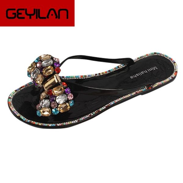 flip-flop slippers women girl crystal bowknot flat heels summer shoes non-slip open toe outdoor slipper shoes mujer, Black
flip-flop slippers women girl crystal bowknot flat heels summer shoes non-slip open toe outdoor slipper shoes mujer, Black