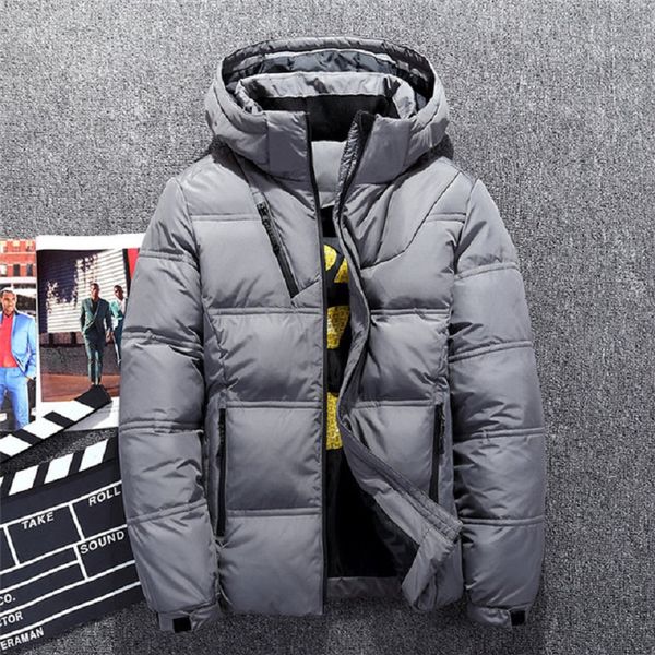 fashion brand men 2018 winter duck down male parkas jacket coats solid hooded casual outwear jaqueta masculina winter down coat, Black
fashion brand men 2018 winter duck down male parkas jacket coats solid hooded casual outwear jaqueta masculina winter down coat, Black