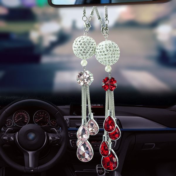 car rear view mirror pendant metal crystal ball diamond decorative suspension hanging ornaments gifts car interior styling
car rear view mirror pendant metal crystal ball diamond decorative suspension hanging ornaments gifts car interior styling