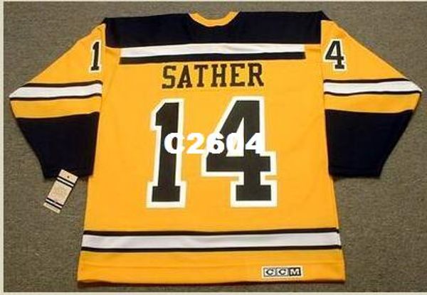 mens #14 glen sather boston bruins 1966 ccm vintage retro hockey jersey or custom any name or number retro jersey, Black;red
mens #14 glen sather boston bruins 1966 ccm vintage retro hockey jersey or custom any name or number retro jersey, Black;red