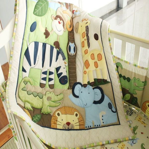 baby bed linens 4items crib bedding set embroidery animal world baby bedding set cuna quilt bumper mattress cover
baby bed linens 4items crib bedding set embroidery animal world baby bedding set cuna quilt bumper mattress cover
