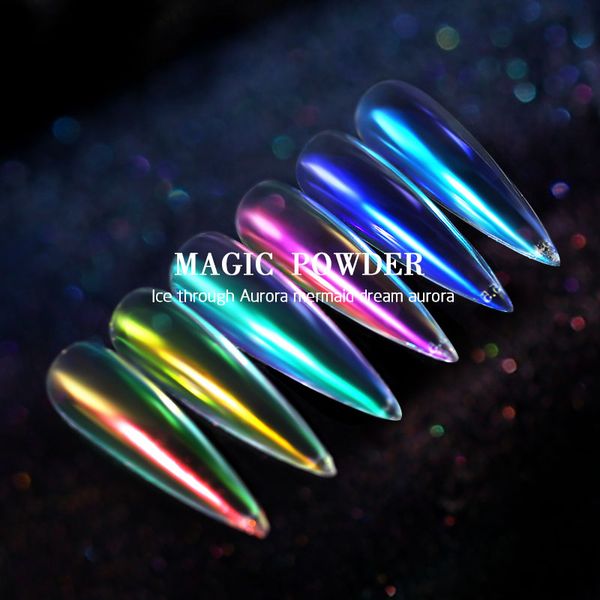 0.2g ice transparent chrome nail glitter mermaid mirror nail art decorations manicure uv gel polish pigment design, Silver;gold
0.2g ice transparent chrome nail glitter mermaid mirror nail art decorations manicure uv gel polish pigment design, Silver;gold