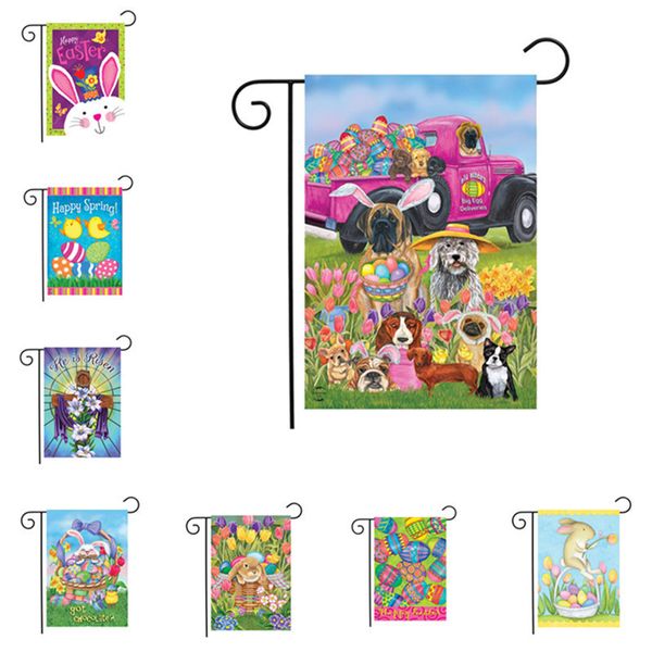 easter garden flag rabbit eggs print linen banner home garden yard cross double side hanging banners festival party decor 47*32cm new d11502
easter garden flag rabbit eggs print linen banner home garden yard cross double side hanging banners festival party decor 47*32cm new d11502