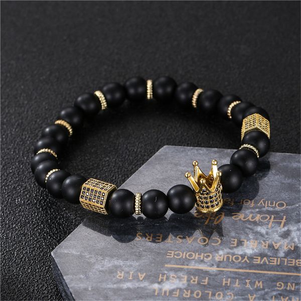 faitheasy originality natural black matting clothes micro crown six corner bracelet, Golden;silver
faitheasy originality natural black matting clothes micro crown six corner bracelet, Golden;silver