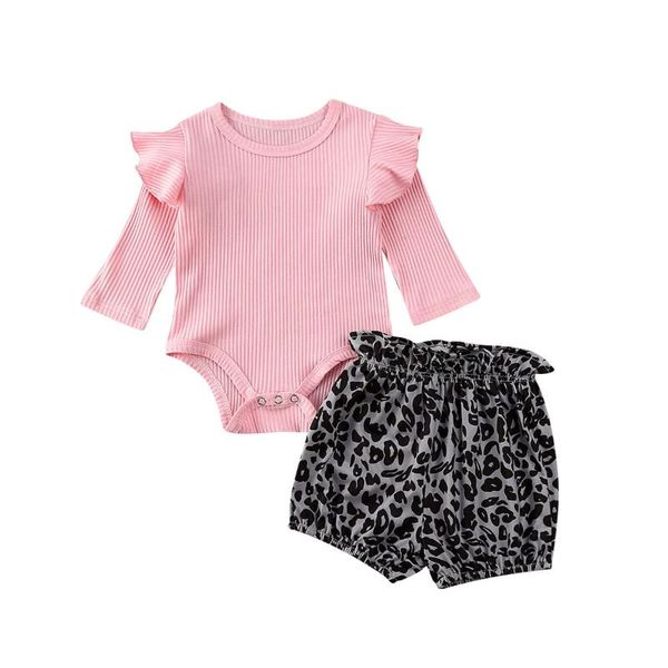 spring 0-24m newborn kid baby girl clothes long sleeve ruffle romper leopard shorts outfit set, White
spring 0-24m newborn kid baby girl clothes long sleeve ruffle romper leopard shorts outfit set, White