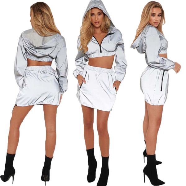 две пьесы сексуальная мини-юбки с капюшоном crop top dress set sexy женщин с длинным рукавом рубашки clubwear, White
две пьесы сексуальная мини-юбки с капюшоном crop top dress set sexy женщин с длинным рукавом рубашки clubwear, White
