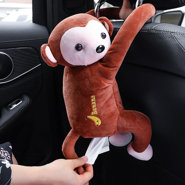 creative cartoon monkey home office car hanging paper napkin tissue box cover holder portable paper box
creative cartoon monkey home office car hanging paper napkin tissue box cover holder portable paper box