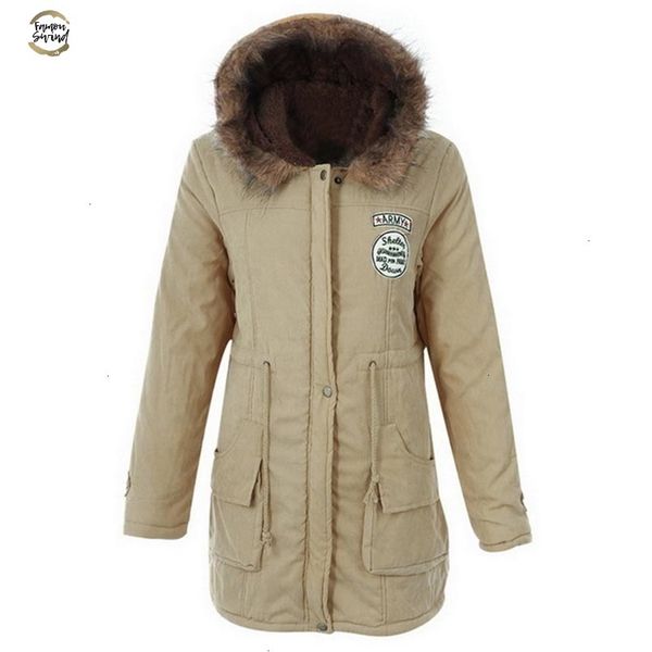 women 2019 fashion parkas winter jackets coats faux fur hooded collar casual long parkas cotton wadded laidies overcoat, Black
women 2019 fashion parkas winter jackets coats faux fur hooded collar casual long parkas cotton wadded laidies overcoat, Black