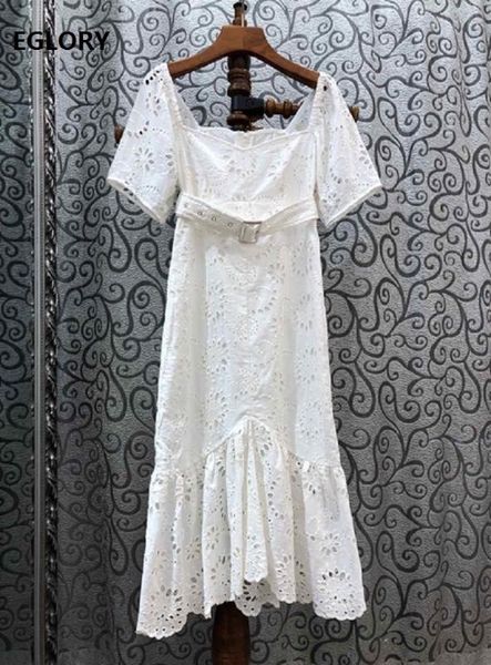 2020 summer fashion party mermaid dresses women square collar hollow out embroidery short sleeve midi white dress, Black;gray
2020 summer fashion party mermaid dresses women square collar hollow out embroidery short sleeve midi white dress, Black;gray