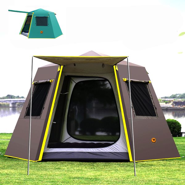 uv hexagonal aluminum pole automatic outdoor camping wild big tent camping tent 4-6persons awning garden pergola
uv hexagonal aluminum pole automatic outdoor camping wild big tent camping tent 4-6persons awning garden pergola