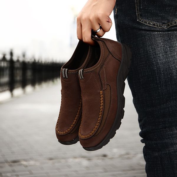 comfortable casual men's leather penny loafers driving moccasins slip on boat flats driving shoes for men large size 48, Black
comfortable casual men's leather penny loafers driving moccasins slip on boat flats driving shoes for men large size 48, Black