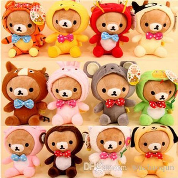 оптово-бесплатная доставка 12pcs много нового rilakkuma куклы ношение зодиак костюмы талисмана, прекрасный плюшевые игрушки фаршированные ку
оптово-бесплатная доставка 12pcs много нового rilakkuma куклы ношение зодиак костюмы талисмана, прекрасный плюшевые игрушки фаршированные ку