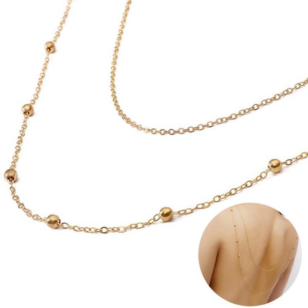 new fashion punk 2020 necklace back necklace simple back lady dropshipping body chain for party, Silver
new fashion punk 2020 necklace back necklace simple back lady dropshipping body chain for party, Silver