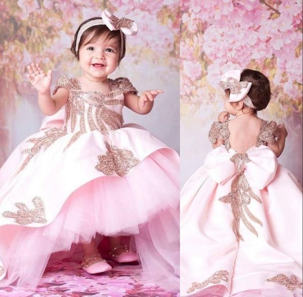 new ball gown pink girls pageant dresses cap sleeves crystal beaded high low flower girl dresses kids wear birthday party communion dress, White;red
new ball gown pink girls pageant dresses cap sleeves crystal beaded high low flower girl dresses kids wear birthday party communion dress, White;red