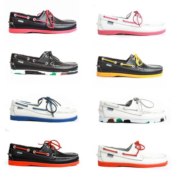 genuine leather shoes men boat shoes mens casual loafers genuine oil wax leather handmade comfortable breathable, Black
genuine leather shoes men boat shoes mens casual loafers genuine oil wax leather handmade comfortable breathable, Black