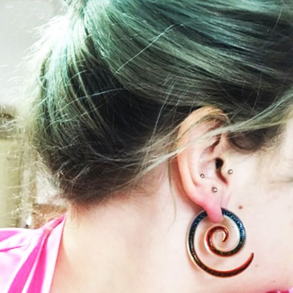 bog-pair 5-12mm pyrex glass twist spiral ear taper stretcher tunnel plugs piercing expander jewelry ear gauge weights hanger, Slivery;golden
bog-pair 5-12mm pyrex glass twist spiral ear taper stretcher tunnel plugs piercing expander jewelry ear gauge weights hanger, Slivery;golden