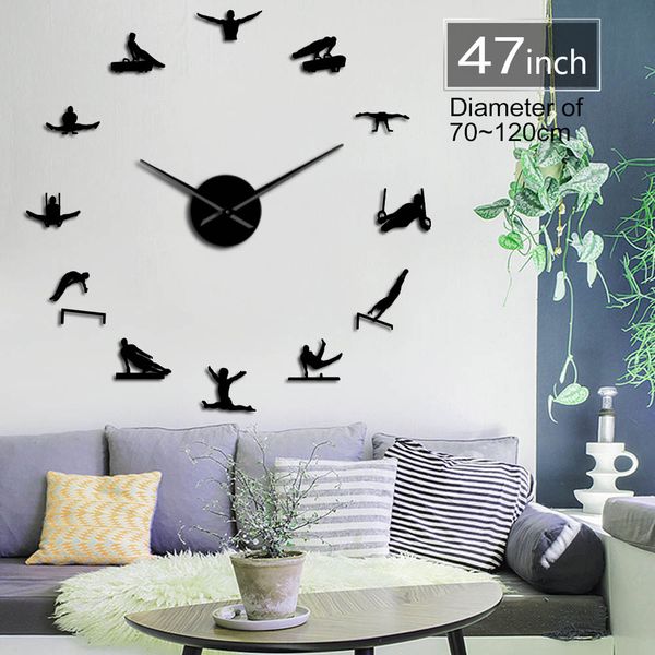 mens gynmastics strong men decorative giant wall clock diy mirror wall stickers large frameless clock
mens gynmastics strong men decorative giant wall clock diy mirror wall stickers large frameless clock
