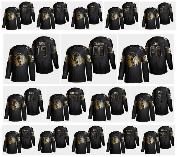 2019 golden edition chicago blackhawks jersey 88 patrick kane 19 jonathan toews 2 duncan keith 12 alex debrincat 20 brandon saad hockey, Black;red
2019 golden edition chicago blackhawks jersey 88 patrick kane 19 jonathan toews 2 duncan keith 12 alex debrincat 20 brandon saad hockey, Black;red