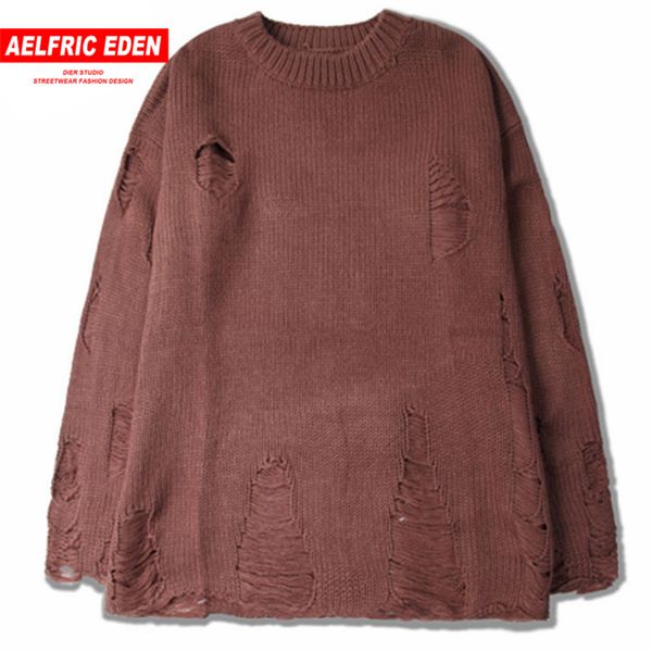 aelfric eden casual ripped hole men sweaters fashion heren pullover men streetwear sweater kanye west knitwear sweaters snl666, White;black
aelfric eden casual ripped hole men sweaters fashion heren pullover men streetwear sweater kanye west knitwear sweaters snl666, White;black