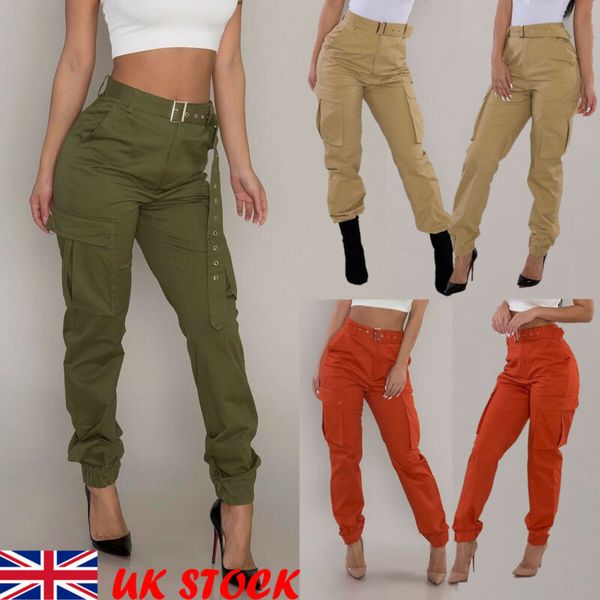 s-2xl plus size pants women casual high waist cargo pants women loose solid black khaki trousers pockets elastic waist bottoms, Black;white
s-2xl plus size pants women casual high waist cargo pants women loose solid black khaki trousers pockets elastic waist bottoms, Black;white