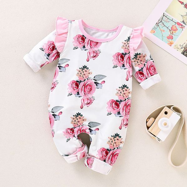 2018 new newborn baby boys girls romper floral printed long sleeve winter cotton romper kid jumpsuit playsuit outfits clothing, White
2018 new newborn baby boys girls romper floral printed long sleeve winter cotton romper kid jumpsuit playsuit outfits clothing, White