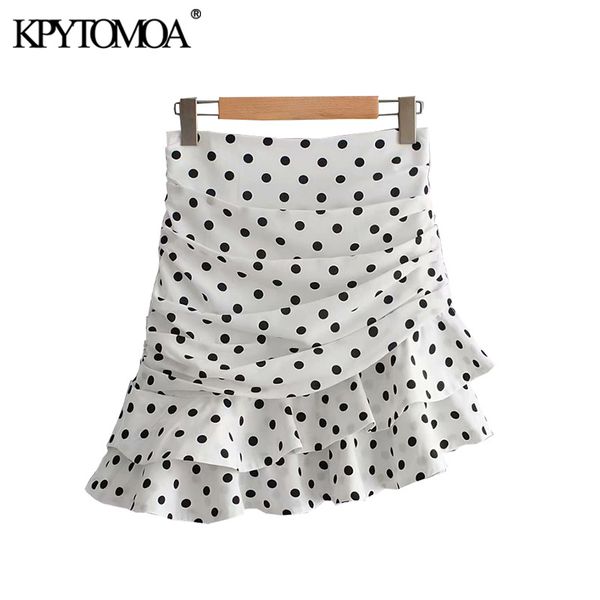 kpytomoa women fashion polka dot ruffled irregular mini skirt vintage a line back zipper female skirts faldas mujer, Black
kpytomoa women fashion polka dot ruffled irregular mini skirt vintage a line back zipper female skirts faldas mujer, Black