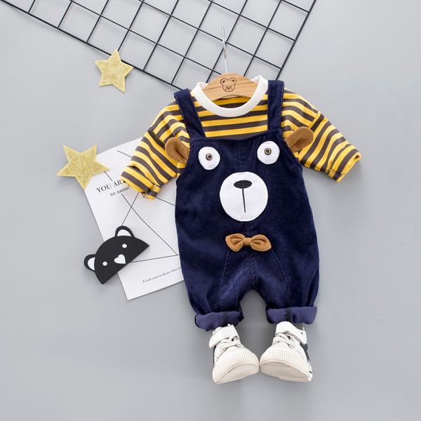 2019 autumn striped print children's sets cute new tees bib pants boy sets korean style cartoon pattern tees bib pants 2pcs #sa, White
2019 autumn striped print children's sets cute new tees bib pants boy sets korean style cartoon pattern tees bib pants 2pcs #sa, White