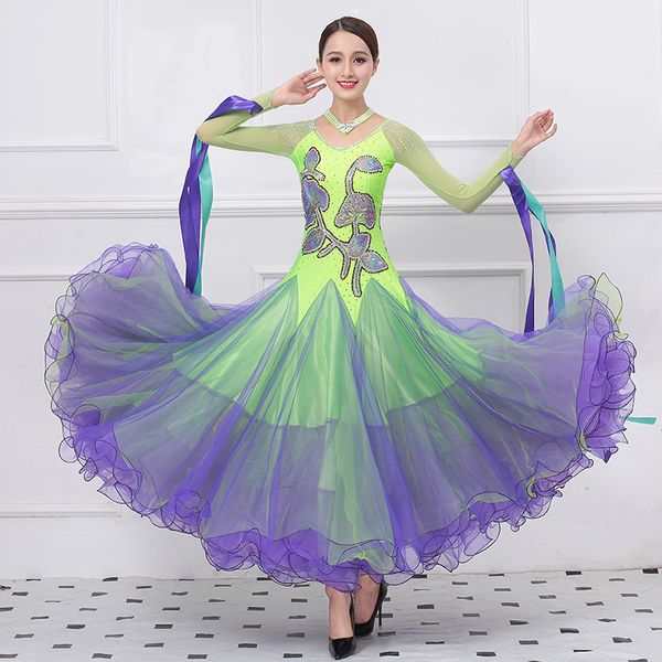purple rhinestones ballroom dance competition dress standard dress modern dance costume ballroom waltz luminous costumes, Black;red
purple rhinestones ballroom dance competition dress standard dress modern dance costume ballroom waltz luminous costumes, Black;red