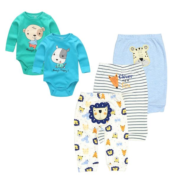 kiddiezoom baby clothing sets infant baby rompers+pants newborn costume toddlers suits cotton outfit clothes, Blue 
kiddiezoom baby clothing sets infant baby rompers+pants newborn costume toddlers suits cotton outfit clothes, Blue