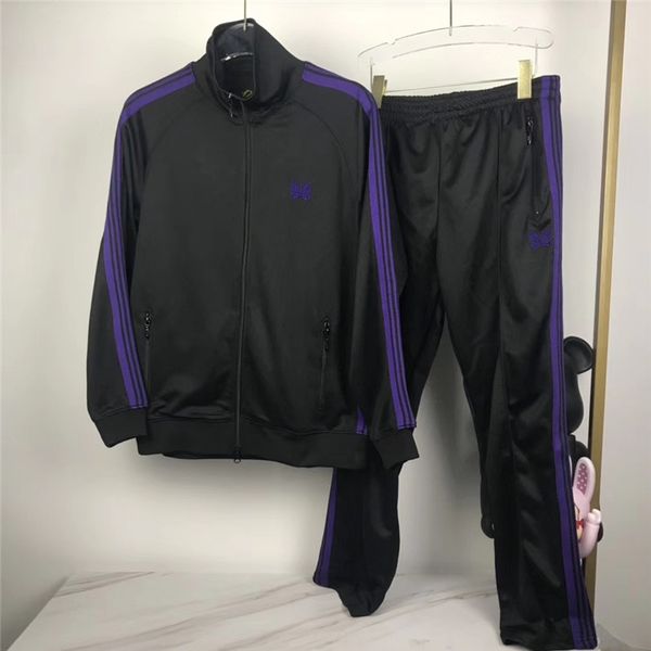 awge needles jacket men women casual lovers butterfly embroidery awge jackets striped blue needles coat, Black;brown
awge needles jacket men women casual lovers butterfly embroidery awge jackets striped blue needles coat, Black;brown