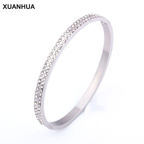 xuanhua friendship bracelets for women stainless steel bracelet female crystal bangle fashion luxury bracelet women accessories, Black
xuanhua friendship bracelets for women stainless steel bracelet female crystal bangle fashion luxury bracelet women accessories, Black