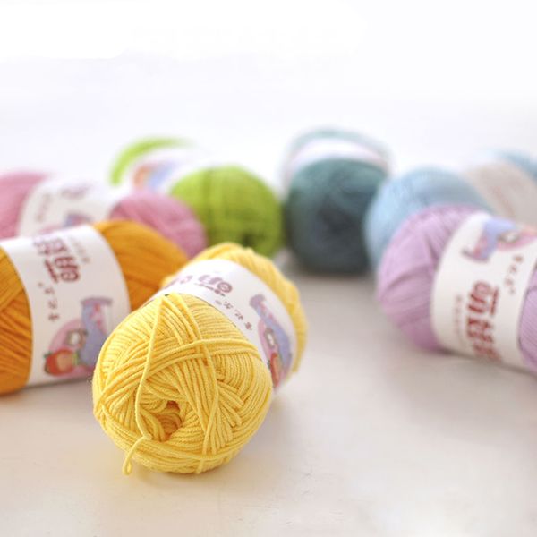 40g/ball 42 colors combed skin affinity 4 strands of milk cotton yarn diy crochet baby shoes rag doll etc, Black;white
40g/ball 42 colors combed skin affinity 4 strands of milk cotton yarn diy crochet baby shoes rag doll etc, Black;white
