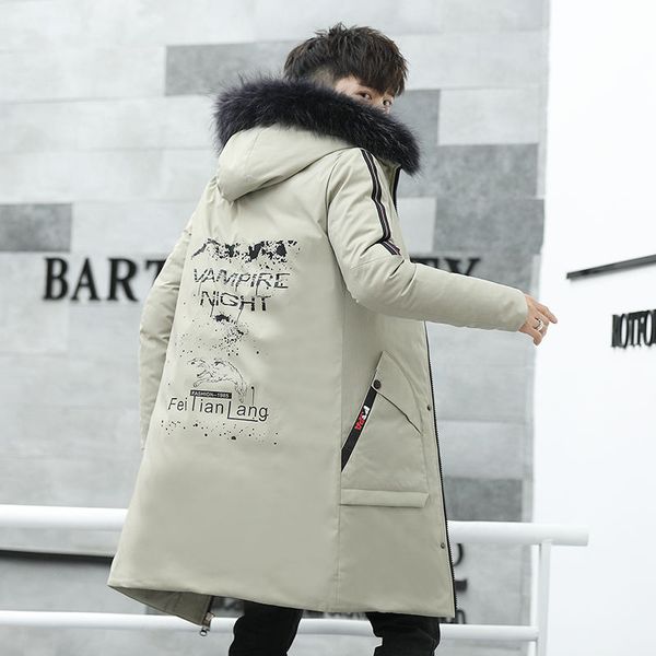 winter long parkas men cotton fur brand clothing fashion casual thick warm mens coats fur hooded overcoats male clothes, Black
winter long parkas men cotton fur brand clothing fashion casual thick warm mens coats fur hooded overcoats male clothes, Black