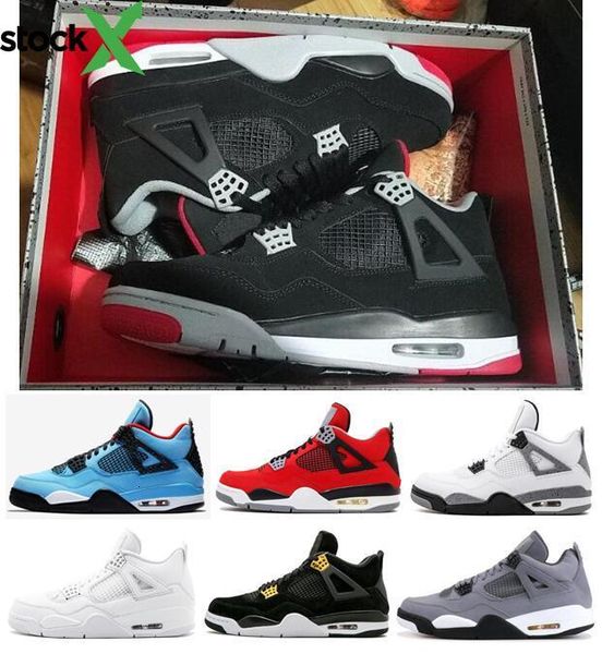 4s 2020 bred white cement cactus jack toro bravo basketball shoes men 4 tattoo fire red cool grey sneakers with box, Black
4s 2020 bred white cement cactus jack toro bravo basketball shoes men 4 tattoo fire red cool grey sneakers with box, Black