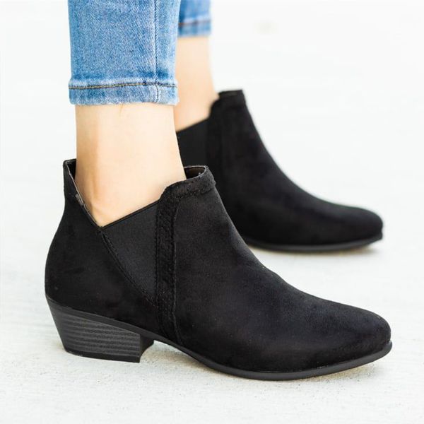 autumn women's leopard ankle boots fashion boot woman vintage plus size female pointed toe rome mid heels ladies shoes, Black
autumn women's leopard ankle boots fashion boot woman vintage plus size female pointed toe rome mid heels ladies shoes, Black