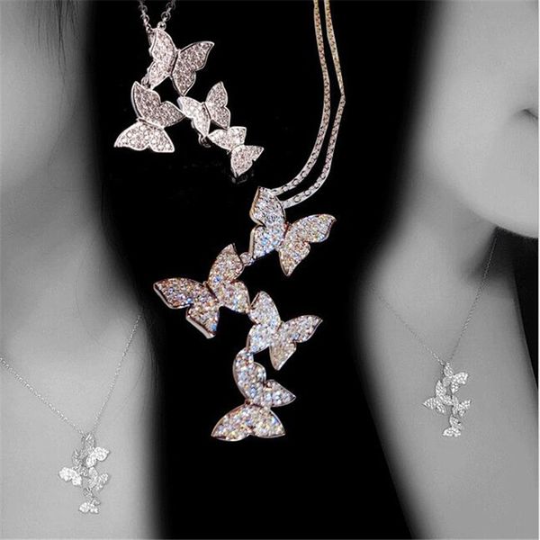 new arrival classical fashion jewelry 925 sterling silver&rose gold fill pave white sapphire cz diamond butterfly pendant women necklace
new arrival classical fashion jewelry 925 sterling silver&rose gold fill pave white sapphire cz diamond butterfly pendant women necklace