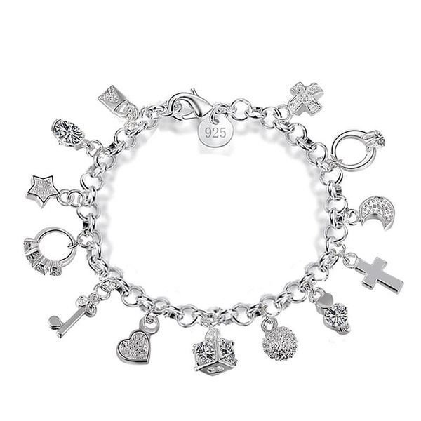13 pendants bracelet jewelry silver plated color korean charms bracelets for women fashion bracelets & bangles jewelry j71, Golden;silver
13 pendants bracelet jewelry silver plated color korean charms bracelets for women fashion bracelets & bangles jewelry j71, Golden;silver