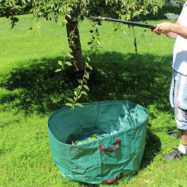 63 gallons garden containers durable household yard waste bag standable reusable lawn leaf weeds professional 4 handles storage
63 gallons garden containers durable household yard waste bag standable reusable lawn leaf weeds professional 4 handles storage