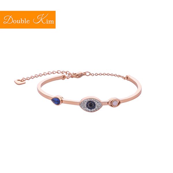 eye of the demon zircon bracelet titanium stainless steel material bangle inlaid zircon rose gold color fashion women jewelry, Golden;silver
eye of the demon zircon bracelet titanium stainless steel material bangle inlaid zircon rose gold color fashion women jewelry, Golden;silver