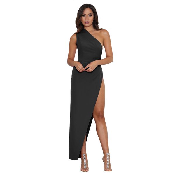 casual dresses summer dress womens designer sleeveless party clubwear black red long size s-xl, Black;gray 
casual dresses summer dress womens designer sleeveless party clubwear black red long size s-xl, Black;gray