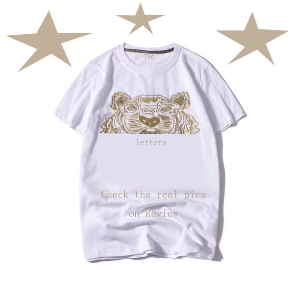 20s summer t shirts for men tiger head letter embroidery t shirt mens clothing short sleeve tshirt women s-2xl, White;black
20s summer t shirts for men tiger head letter embroidery t shirt mens clothing short sleeve tshirt women s-2xl, White;black