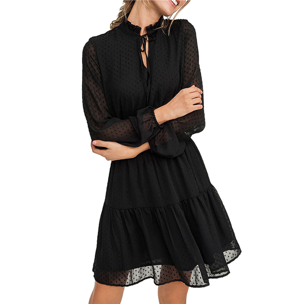 black lace up mini dress women vestidos hollow out long sleeve party dresses fall summer dress christmas gift, White;black
black lace up mini dress women vestidos hollow out long sleeve party dresses fall summer dress christmas gift, White;black