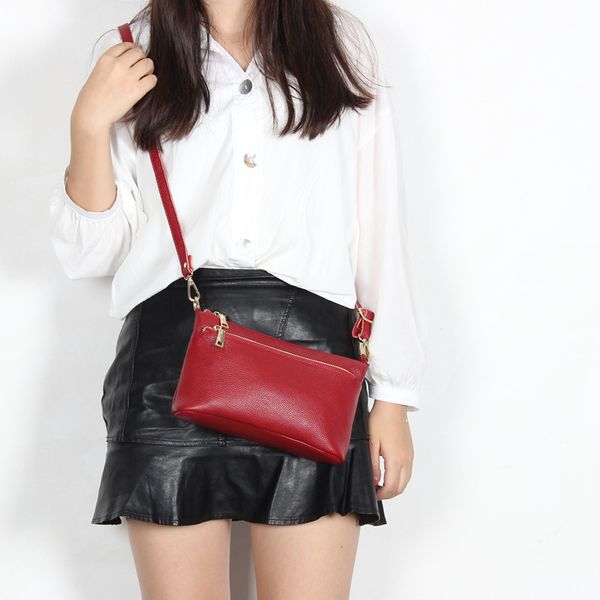 2020 new layer cowhide women's leather large-capacity zipper litchi pattern shoulder messenger bag handbag
2020 new layer cowhide women's leather large-capacity zipper litchi pattern shoulder messenger bag handbag