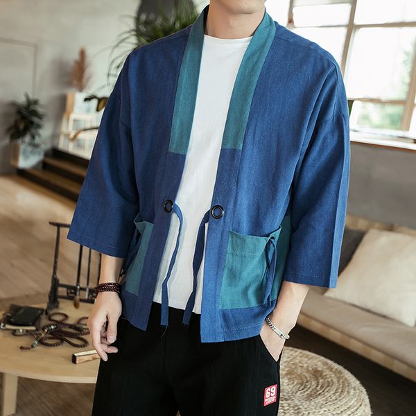 spring summer 2019 kimono jacket men cardigan v-neck linen windbreaker male vintage coat plus size 4xl 5xl big pockets, Black;brown
spring summer 2019 kimono jacket men cardigan v-neck linen windbreaker male vintage coat plus size 4xl 5xl big pockets, Black;brown