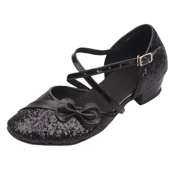 fashion toddler child kid girl shiny bow bandage party dancing ballroom tango latin single sandals slip girl princess shoes, Black;grey
fashion toddler child kid girl shiny bow bandage party dancing ballroom tango latin single sandals slip girl princess shoes, Black;grey