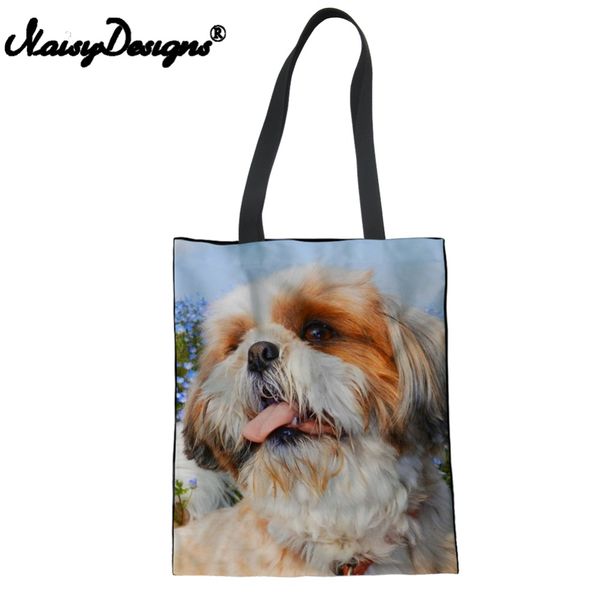 noisydesigns big women canvas bag shih tzu dog pattern shopping handbag for girl student school shoulder bags female tote large
noisydesigns big women canvas bag shih tzu dog pattern shopping handbag for girl student school shoulder bags female tote large