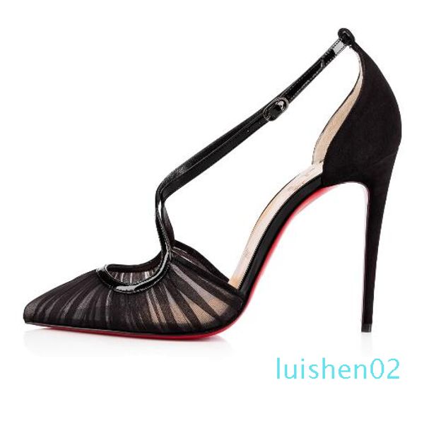 new women cross mesh high heel sandals genuine leather women buckle stiletto heel sandals party t-stage catwalk shoes l02, Black
new women cross mesh high heel sandals genuine leather women buckle stiletto heel sandals party t-stage catwalk shoes l02, Black