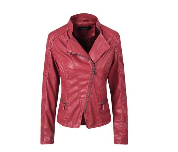 autumn ladies leather jacket artificial sandals leather pu black flip tie zipper short women's jacket models
autumn ladies leather jacket artificial sandals leather pu black flip tie zipper short women's jacket models